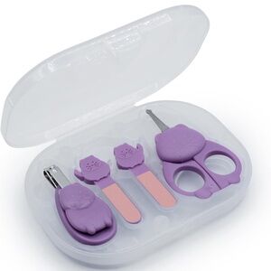 NEW! Purple Cat-Themed Manicure Set